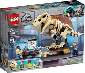 LEGO Jurassic World 76940 Скелет тираннозавра на выставке