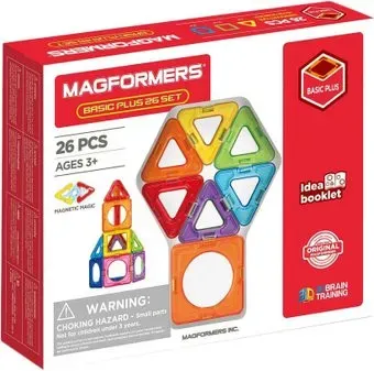 Magformers 715014 Basic Plus 26 Set