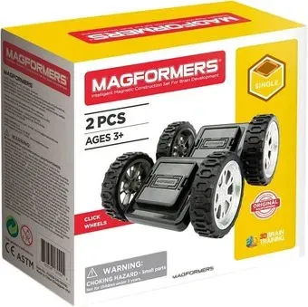 Magformers 713009 Click Wheels 2 Set