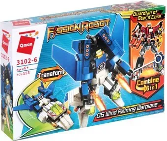 Qman Fission Robot 3102-6 Wind Reining Warplane