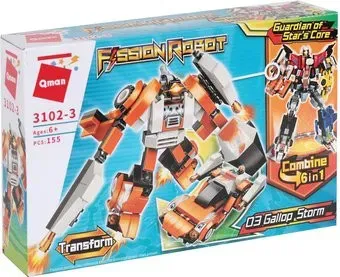 Qman Fission Robot 3102-3 Gallop Storm