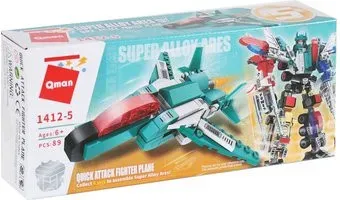 Qman Creative Master Super Alloy Ares 1412-5 Quick Attack Fighter