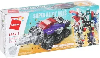 Qman Creative Master Super Alloy Ares 1412-3 Ground Smashing Chariot