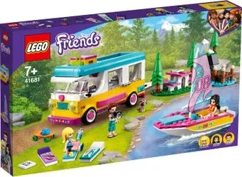 LEGO Friends 41681 Лесной дом на колесах и парусная лодка