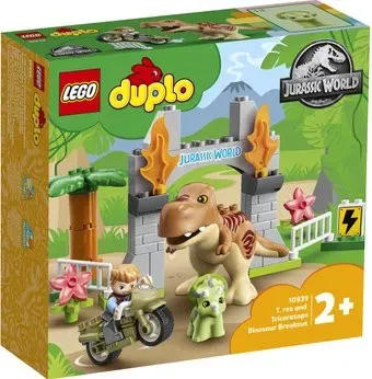 LEGO Duplo 10939 Побег динозавров: тираннозавр и трицератопс