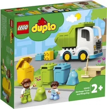 LEGO Duplo 10945 Мусоровоз и контейнеры для раздельного сбора мусор