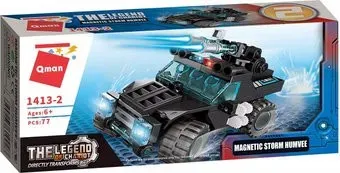 Qman The Legend Of Chariot 1413-2 Magnetic Storm Humvee