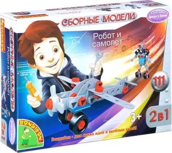 Bondibon Сборные модели ВВ2100 Робот и самолет 2 в 1
