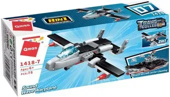 Qman Trans Collector 1418-7 Sound Wave Warplane