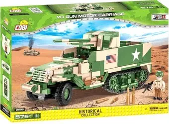 Cobi World War II 2535 M3 Gun Motor Carriage