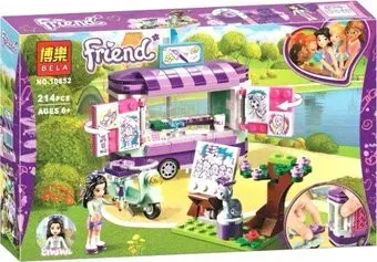 Bela Friend 10852 Передвижная творческая мастерская Эммы