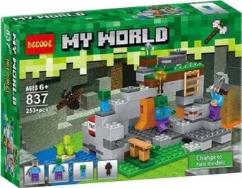 Decool Мой Мир 837 Майнкрафт Пещера зомби