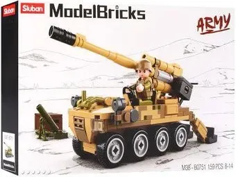 Sluban Модельки M38-B0751 Танк с фигуркой