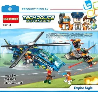 Lele Brother 8601-3 Tech Police vs Star pirate