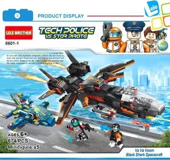 Lele Brother 8601-1 Tech Police vs Star pirate