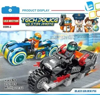 Lele Brother 8599-2 Tech police vs Star pirate