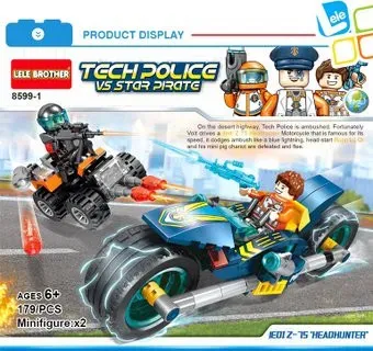 Lele Brother 8599-1 Tech police vs Star pirate