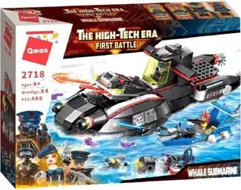 Qman The High-Tech Era 2718 Военный корабль