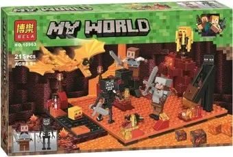 Bela My World 10963 Нападение в нижнем мире