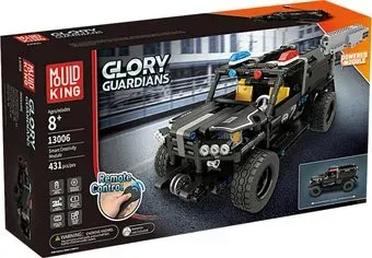 Mould King 13006 Полицейский джип с лебедкой