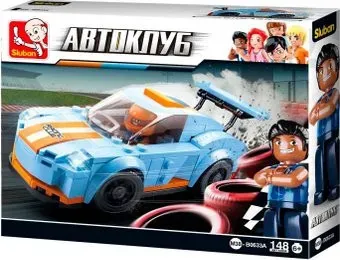 Sluban Автоклуб M38-B0633A Машина с фигуркой