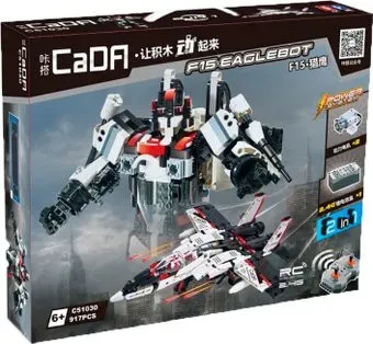 CaDa F15 EagleBot радиоуправляемый робот-самолёт 2 в 1 C51030W