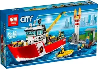 Lepin 02057 Пожарный катер