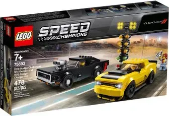 LEGO Speed Champions 75893 Dodge Challenger SRT и Dodge Charger R/T