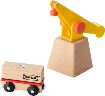 Ikea Лиллабу 603.627.91 Подъемный кран и вагон