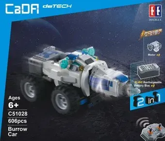 CaDa Detech радиоуправляемый Робот-трансформер 2 в 1 C51028W
