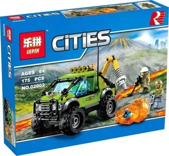 Lepin 02002 Грузовик исследователей вулканов