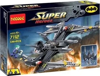 Decool 7112 Супергерои Бэт Файтер