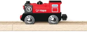Hape Паровоз со светом на батарейках E3703