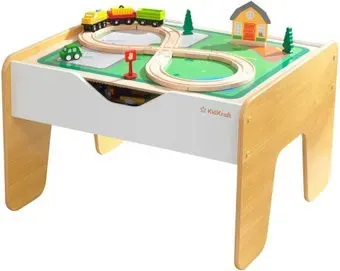 KidKraft 10039_KE 2 в 1 (200 элементов конструктора/30 предметов жд)