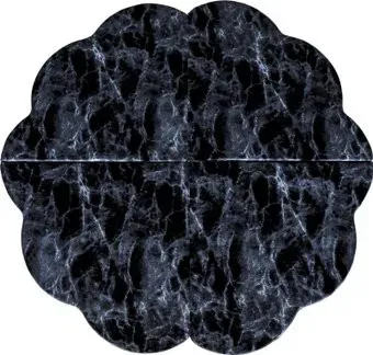 Misioo Flower (black marble)