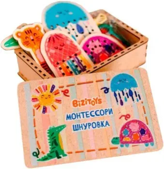 Bizitoys "Шнуровка" по Монтессори 2114/01
