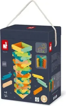 Janod Разноцветные блоки J08300 (60эл)