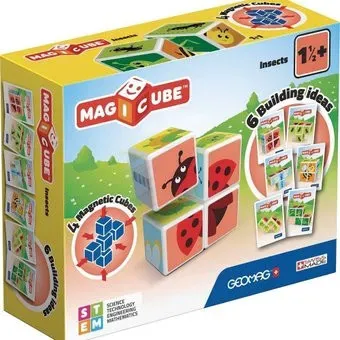 Geomag Магнитные кубики насекомые GM121