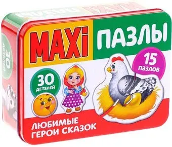 Puzzle Time Любимые герои сказок Макси-пазлы 5800954 (29 эл)