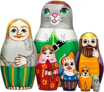Брестская Фабрика Сувениров Кот в сапогах 7341 (набор 7 шт)
