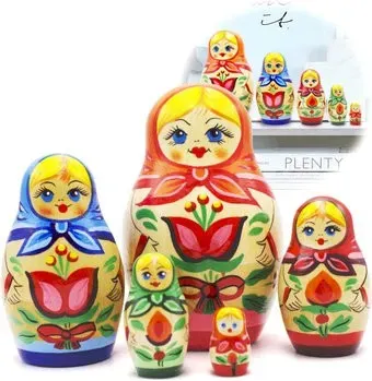 Брестская Фабрика Сувениров Набор традиционных старинных русских (набор 5 шт)