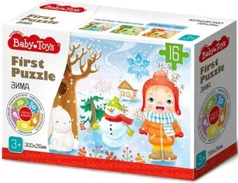 Baby Toys First Puzzle Времена года. Зима 04158