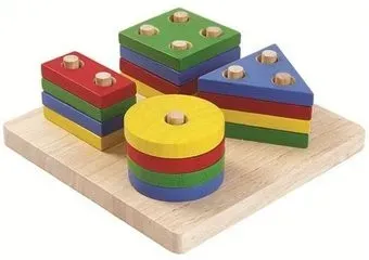 Plan Toys Доска с геометрическими фигурами 2403