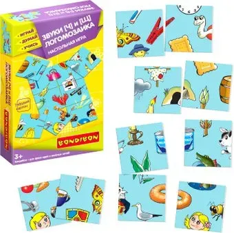 Bondibon Логомозаика. Звуки Ч и Щ ВВ5548