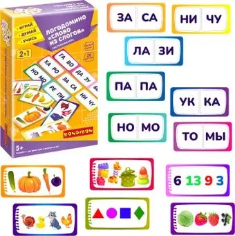 Bondibon Логодомино. Слово из слогов ВВ5390