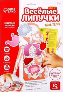 Sima-Land Весёлые липучки. Моё тело 5598574