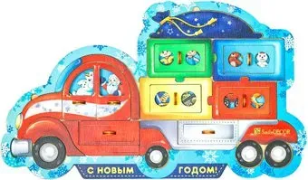 Smile Decor Новогодний грузовик П247