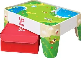 Hape Ж/д с коробкой для хранения E3823-HP