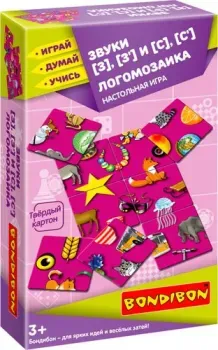 Bondibon Логомозаика. Звуки [З], [З'] и [С], [С'] ВВ4249