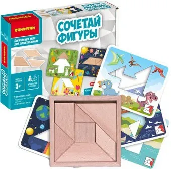 Bondibon БондиЛогика Сочетай фигуры ВВ4883